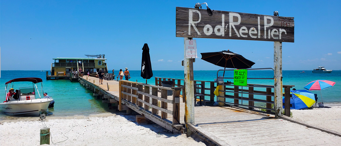 Rod & Reel Pier - Anna Maria Island - Salty Mermaid Real Estate %